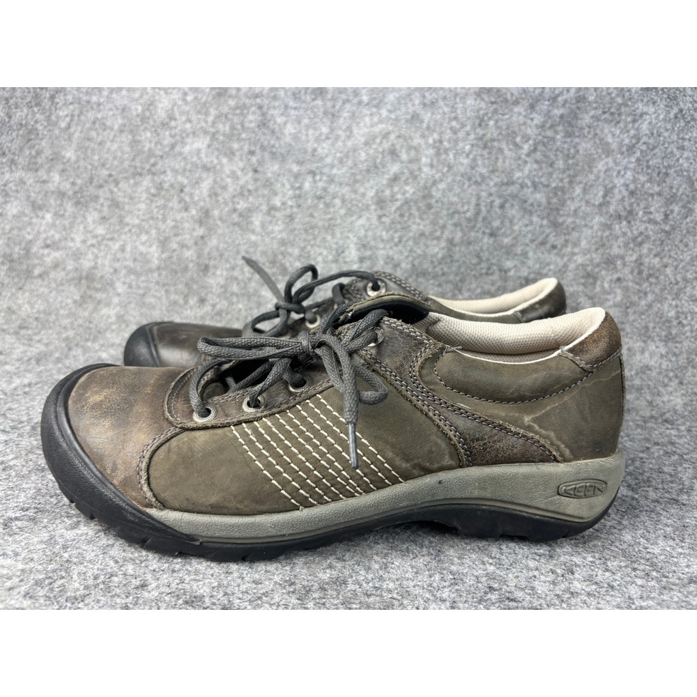 Keen Presidio Oxford Shoes Mens 10.5 Brown Leather Lace Up 1007717